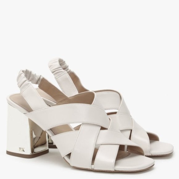 MICHAEL KORS Dixon Light Cream Sandals - Picture 5 of 7